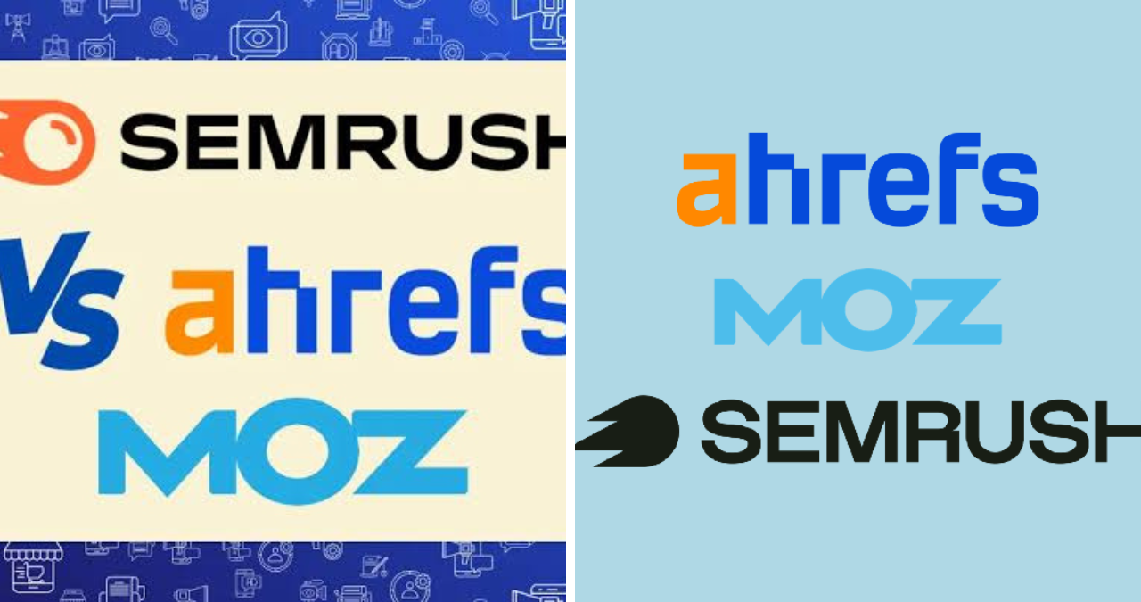 SEMrush Ahrefs and Moz